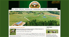 Desktop Screenshot of meadow-view-farm.com