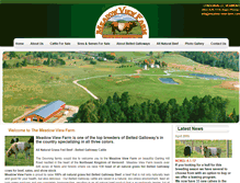 Tablet Screenshot of meadow-view-farm.com